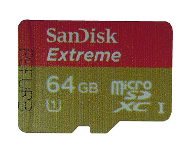 SanDisk 64GB Extreme micro SDXC 60M/S 400X Class 10 UHS-I U1 Card SDSDQXL-064G
