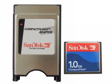 PC card PCMCIA Adapter JANOME 512MB 512MB Compact Flash Compactflash