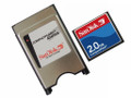 2GB SanDiskCF Compact Flash+ATA PC Adapter=2GB PCMCIA Flash Disk For GE Fanuc

