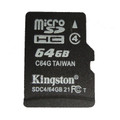 Identical in physical size to a standard microSD card, the microSDHC and  microSDXC cards are designed to comply with SD card Specification and are only recognized by microSDHC or microSDXC host devices. They can be used as full-size SDHC/SDXC cards when used with the included adapter. To ensure compatibility, look for the microSDHC, microSDXC or SDHC /SDXC logos on host devices (e.g., phones, tablets and cameras)。
Wherever you find yourself in the mobile world, you can rely on Kingston’s  microSDHC/SDXC cards. All cards are 100-percent tested and are backed by a lifetime warranty.
Get more out of your mobile world.
In capacities ranging from 4GB–128GB, microSDHC/SDXC cards offer higher storage for more music, more videos, more pictures, more games — more of everything you need in today’s mobile world. The microSDHC and microSDXC cards allow you to maximize today’s revolutionary mobile devices. Kingston’s microSDHC/SDXC cards use a speed “class” rating that guarantees a minimum data transfer rate for optimum performance with devices that use microSDHC/SDXC.
Class 4 — minimum data transfer rates of 4MB/s. Great for point-and-shoot cameras, game consoles and other devices with SDHC support.
Class 10 UHS-I — minimum data transfer rates of 10MB/s. Great for HD Video recordings.
NOTICE：The item(s) are NOT coming with retail packing, But 100% Genuine & Brand New.  
