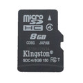 Kingston's microSDHC Class 4 cards offer higher storage capacity and performance that meets the Class 4 Standard. With capacities of 4GB, 8GB, 16GB and 32GB, Kingston's microSDHC cards use the new speed "class" rating that guarantee a minimum data transfer rate for optimum performance with devices that use microSDHC.
Wherever you find yourself in the mobile world, you can trust and rely on Kingston’s microSDHC cards. All cards are 100% tested and are backed by a lifetime warranty and free live technical support.
Class 4: 4MB/sec. minimum data transfer rate
Compliant — with the SD Specification Version 2.00
Versatile — when combined with the adapter, can be used as a full-size SDHC card
Compatible — with microSDHC host devices
File Format — FAT 32
Reliable — lifetime warranty
All products listed are obtained from authorised sources