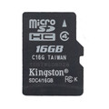 Identical in physical size to a standard microSD card, the microSDHC and  microSDXC cards are designed to comply with SD card Specification and are only recognized by microSDHC or microSDXC host devices. They can be used as full-size SDHC/SDXC cards when used with the included adapter. To ensure compatibility, look for the microSDHC, microSDXC or SDHC /SDXC logos on host devices (e.g., phones, tablets and cameras)。
Wherever you find yourself in the mobile world, you can rely on Kingston’s  microSDHC/SDXC cards. All cards are 100-percent tested and are backed by a lifetime warranty.
Get more out of your mobile world.
In capacities ranging from 4GB–128GB, microSDHC/SDXC cards offer higher storage for more music, more videos, more pictures, more games — more of everything you need in today’s mobile world. The microSDHC and microSDXC cards allow you to maximize today’s revolutionary mobile devices. Kingston’s microSDHC/SDXC cards use a speed “class” rating that guarantees a minimum data transfer rate for optimum performance with devices that use microSDHC/SDXC.
Class 4 — minimum data transfer rates of 4MB/s. Great for point-and-shoot cameras, game consoles and other devices with SDHC support.
NOTICE：The item(s) are NOT coming with retail packing, But 100% Genuine & Brand New. 