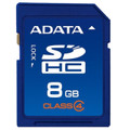 NOTICE：The item(s) are NOT coming with retail packing, But 100% Genuine & Brand New.
As the demand for digital device storages continuously grows, the widely used SD memory card has evolved into the SDHC (Secure Digital High Capacity), including a new interface that enables faster transfer rates and a higher memory capacity. The ADATA SDHC Class 4 supports all consumer digital devices that are in conformation with SDHC specifications, including digital cameras, DV cameras and camcorders, PDAs, multimedia players, PCs, printers, card readers and more.
You CAN have your cake and eat it, too!
The ADATA SDHC Class 4 is manufactured in accordance with the SD Card Association’s SD 2.0 standards, making it compatible with all SDHC host digital products. Adopting the FAT32 file system format, the ADATA SDHC Class 4 unlocks the 2GB capacity limit of traditional SD cards and provides a minimum transfer rate of 4 MB/s, meeting Class 4 specifications and taking care of your needs for memory card storage and the best read/write speeds.
More Secure, More Reliable, More Data
With a maximum storage capacity of 8GB, the ADATA SDHC Class 4can hold more than 2,000 MP3 files, 2,400 high-resolution JPEG photos or other digital data1. It also supports Error Correcting Code (ECC), which automatically detects and corrects errors during data transfer, preventing corruption and loss of your important data. Additionally, the SDHC’s In-System Programming (ISP) feature allows users to load the latest firmware and improve compatibility. The built-in write-protection switch keeps your data even safer, preventing accidental over-writing and file deletion.
Lifetime Warranty, Quality Guaranteed
ADATA is committed to quality and your peace of mind. Therefore, every ADATA SD card is manufactured under stringent guidelines to ensure the highest in quality and backed by a lifetime limited warranty.