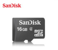 SanDisk microSDHC
SanDisk is proud to announce our newest format and capacity to the SD card family: microSD High Capacity (microSDHC) flash card. This will help and ensure your transition from the microSD format to the microSDHC format – for our cards and for compatible host devices. Also comes with a full size SD adapter to fit into devices with an SD slot.
Feature:

High storage capacity for storing essential digital content such as high quality photos, videos, music and more
Optimal speed and performance for microSDHC compatible devices
High Quality microSDHC card backed by 1 year limited warranty
Built to last, with an operating shock rating of 2,000Gs, equivalent to a ten-foot drop **
SanDisk microSDHC card ensure compatibility when downloading pictures or other digital content
Easily transfer files between your digital devices and computer
Notice: Not all devices support microSDHC cards. Please contact your device manufacturer for details. To ensure compatibility, look for the microSDHC logo on the product or packaging of your new phone or PDA. 
Package included:
1 x Micro SD Card