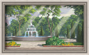 Framed Big City Fountain