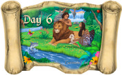 Creation Story Day 6 - Bible Scroll
