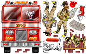 Fire Fighters VBS Peel-n-Stick Pack