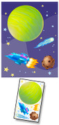 Outer Space Mural Kit Add-On #3