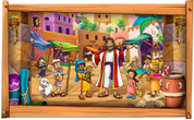 Framed Biblical Scene: Jesus in the Market (Choice of Frame)