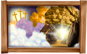 Framed Biblical Scene: Resurrection (Choice of Frame)