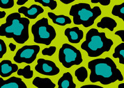 Leopard Print (Teal & Green) Pattern
