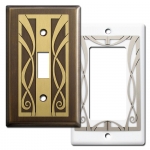 Kyle Design Decorative Switch Plates Unique Metal Wall Plate Covers