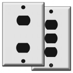 Switch Plate & Outlet Covers, Light Switch Wall Plates in 400 Sizes