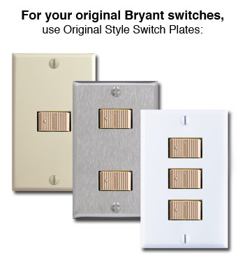 Original Low Voltage Bryant Light Switches