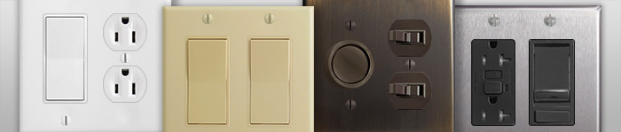 Colored Electrical Switches And Outlets