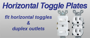 Horizontal Flip Toggle Light Switch Wall Plates