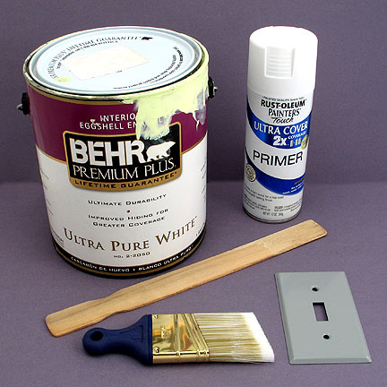 Instructions for Painting Wall Plates