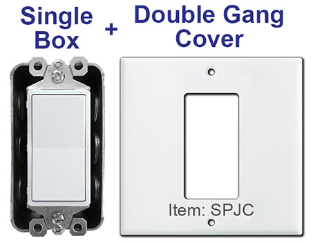 Extra Coverage for 1 Gang Electrical Box