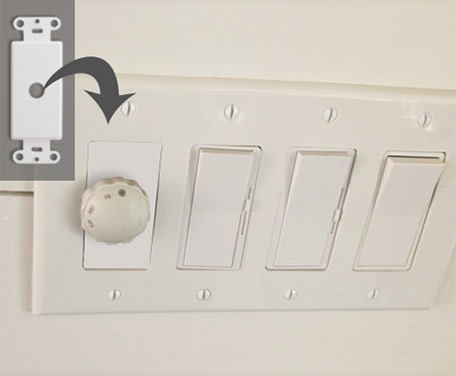 Convert an Incorrect Switch Plate