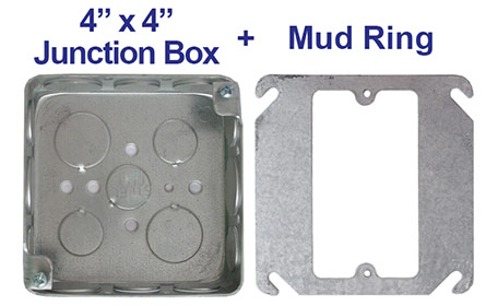 Adding a Device to a Square Junction Box