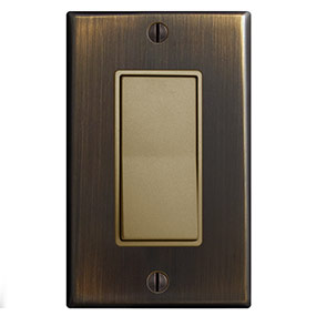 Oil Rubbed Bronze & Antique Brass Switches