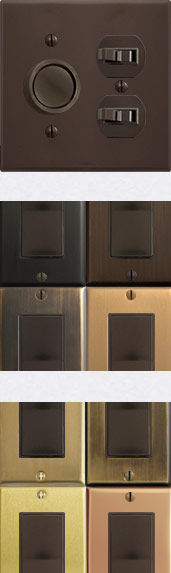 Brown Switches for Kitchens & Bathrooms