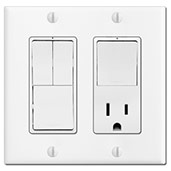 Combo Devices Reduce Wall Plate Size