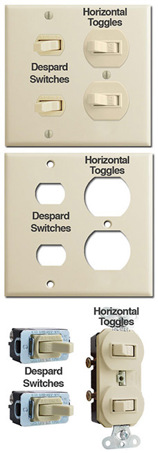 Despard Switches vs Horizontal Toggles - the Difference