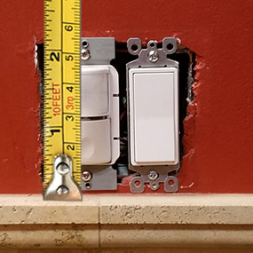 Short Outlet Covers, Trimmed Light Switch Cover Plates