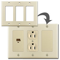 Create Custom Switch Plates with Inserts & Overlays