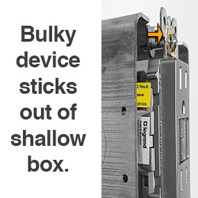 Device Sticks Out of Electrical Box