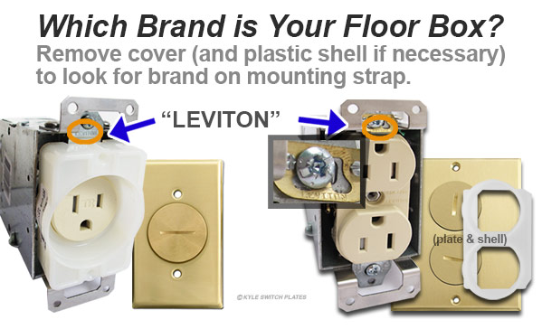 Floor Outlet Cover Cap Size Comparison By Brand Kyle Switch Plates