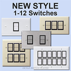 GE Low Voltage Wall Plates - New Style vs. Bracket Mount Options