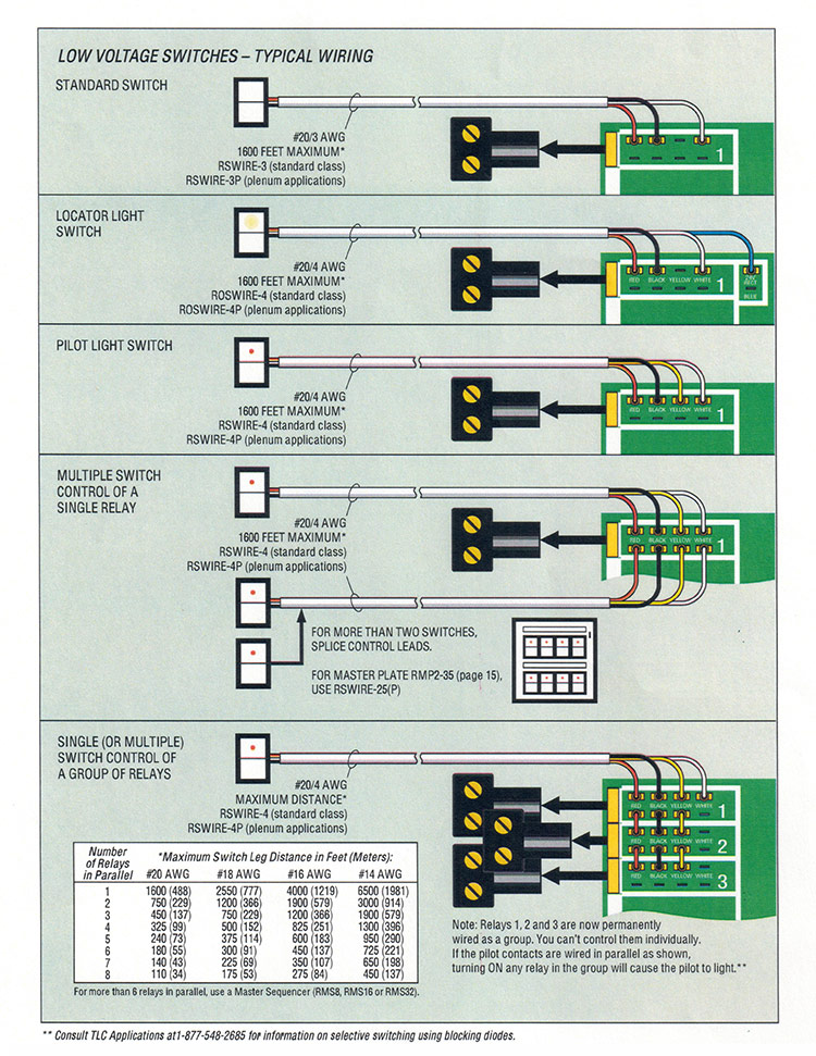 low voltage light switch wiring diagram