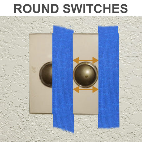 Measure Round Switches for Cover