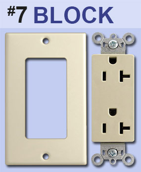 Identify Block Outlet Receptacle Opening
