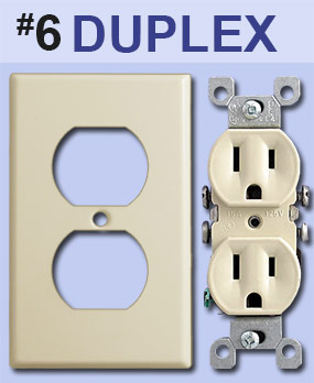 Identify Duplex Outlet Opening