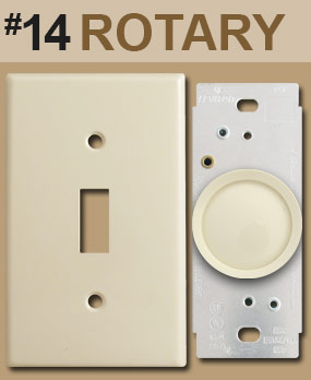Identify Rotary Dimmer Opening