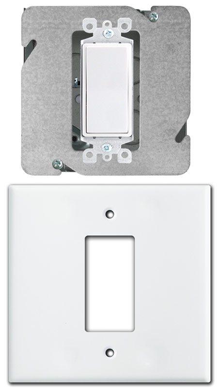 How To Install Centered Light Switch Or Outlet On 2 Gang Box