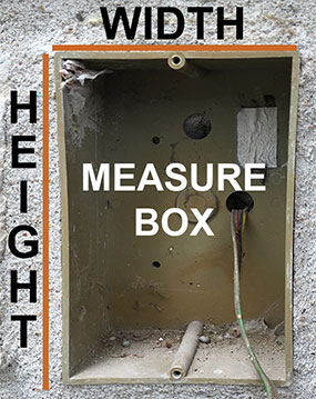 Measure Intercom Box Dimensions