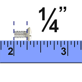 how to measure wall plate screws