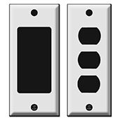 Narrow Stacked Switch Plate Options