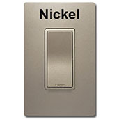 Metallic Nickel Switches & Screwless Plates