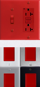 Red Electrical Components