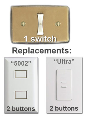 Replacing 1 Remcon Light Switch