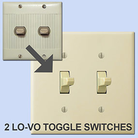 Toggle Replacements for Sierra Low Voltage