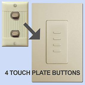 4 Button Touch Plate Ultra