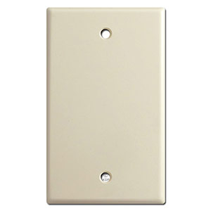 Blank switch plate cover description