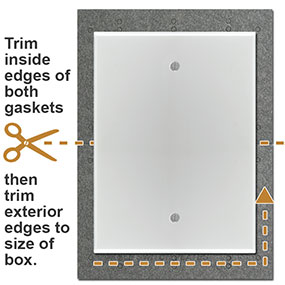 Gaskets for Outdoor Switch Plates