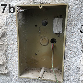 Example of Doorbell Intercom Box without Speaker Cover